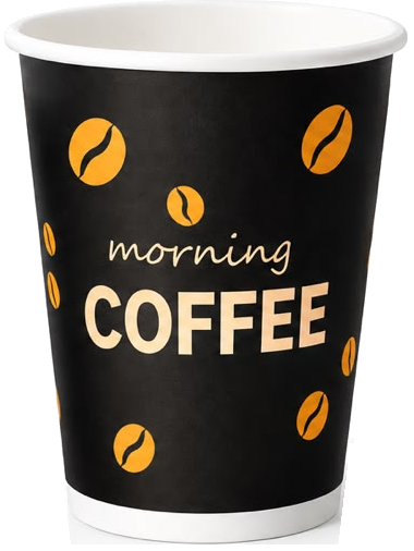 Gobelet Filex Cup 8 oz, motif « morning Coffee »